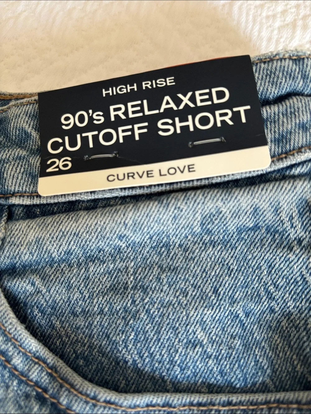 Abercrombie and Fitch high rise Jean shorts - Picture 5 of 6